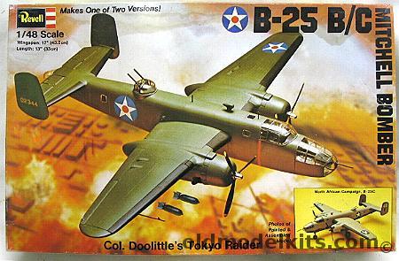 Revell 1/48 Mitchell Bomber B-25 B or B-25C Doolittle's Aircraft, H285